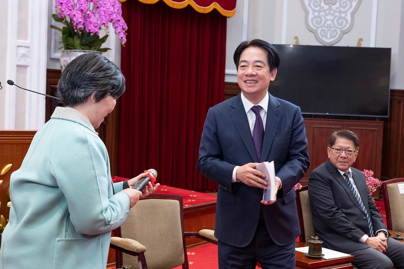 賴清德總統今（20）日上午接見「台灣臨床心理學會及臨床心理各界代表」