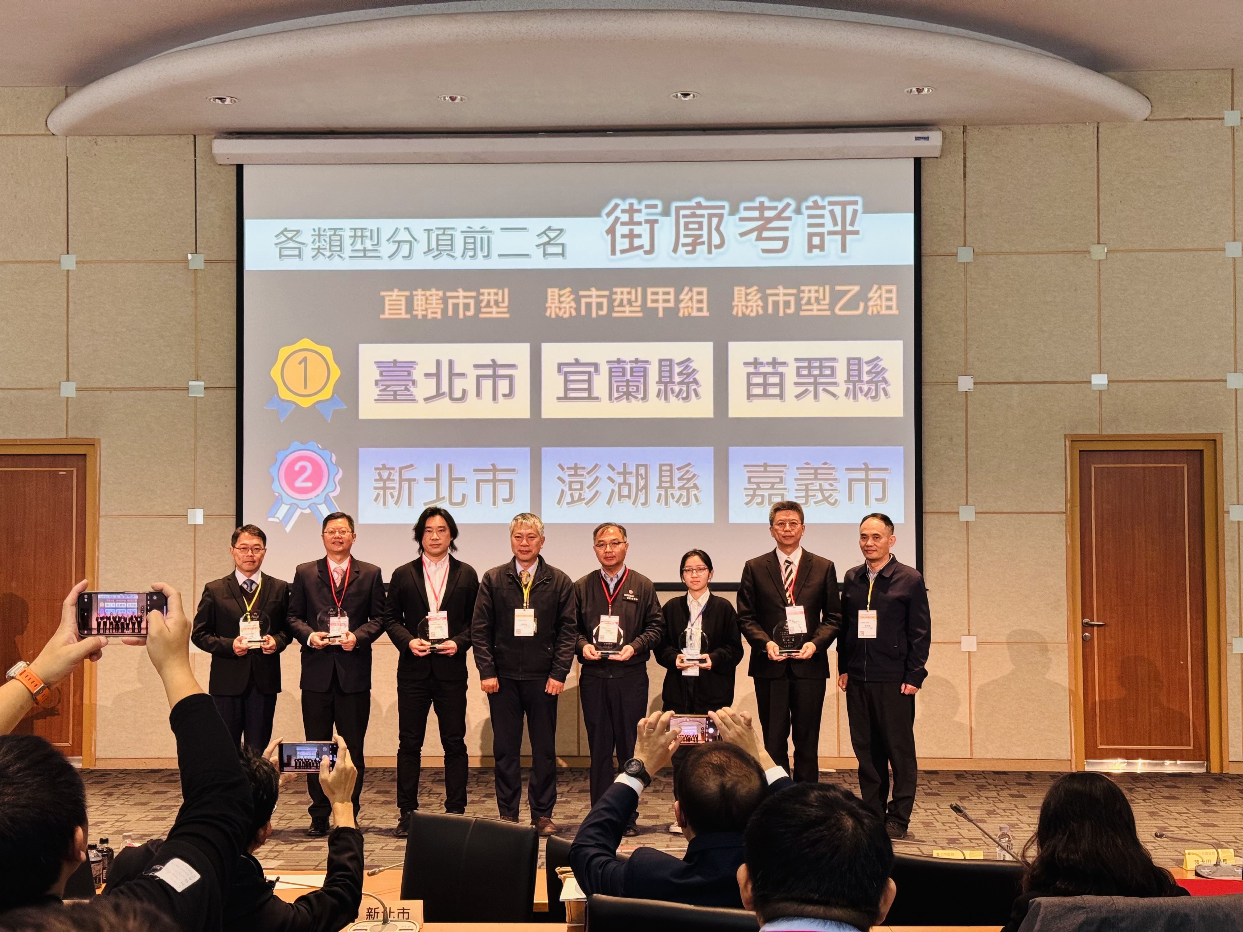 全「栗」以赴，打造友善人本環境，本縣榮獲113年度市區道路養護管理暨人行環境無障礙考評計畫－縣市型乙組街廓考評第一名!!