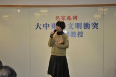光華新聞文化中心張曼娟主任致詞