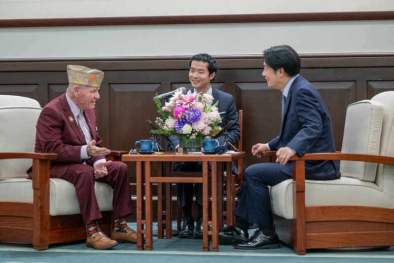 總統接見「美國海外作戰退伍軍人協會」利普哈德總會長一行