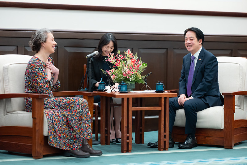 賴清德總統今（18）日上午接見英國國會「台英國會小組」訪問團
