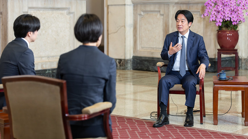 總統針對就職周年感想、兩岸關係、中國軍事威脅、臺美關係、臺日關係等議題，回應媒體提問