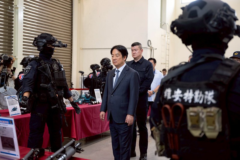 總統視導「內政部警政署反恐訓練中心」