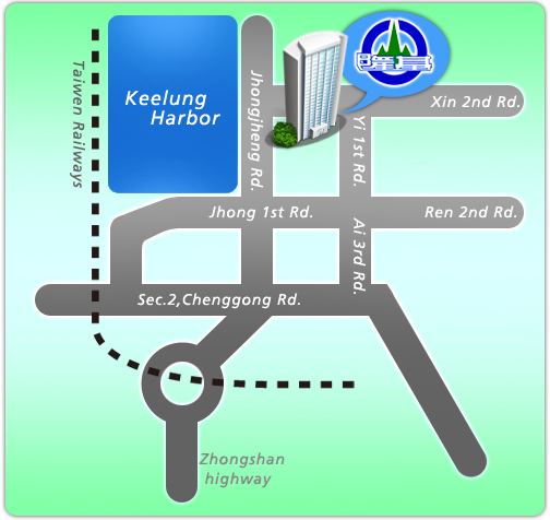 Address：No.1, Yi 1st Rd., Jhongjheng District, Keelung City 202, Taiwan (R.O.C.)