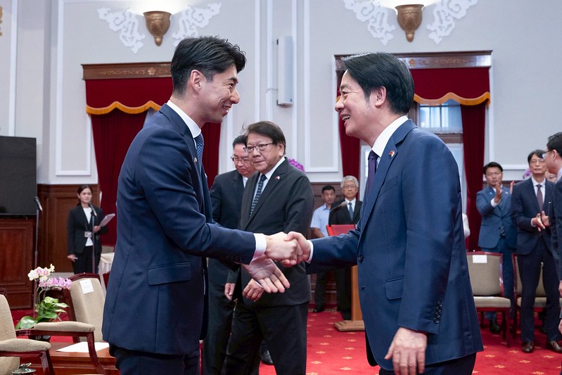 賴清德總統今（18）日下午接見「日本自民黨青年局海外研修團」