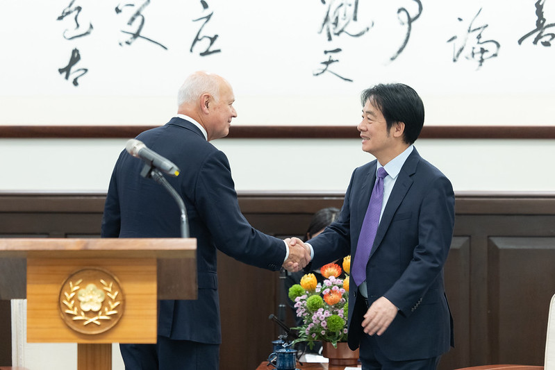 賴清德總統今（27）日下午接見「對中政策跨國議會聯盟」（IPAC）訪問團