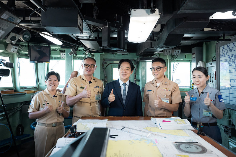 賴清德總統日前前往宜蘭勗勉海軍一六八艦隊，特別錄製莒光園地「與官兵有約」，節目於今（28）日下午播出