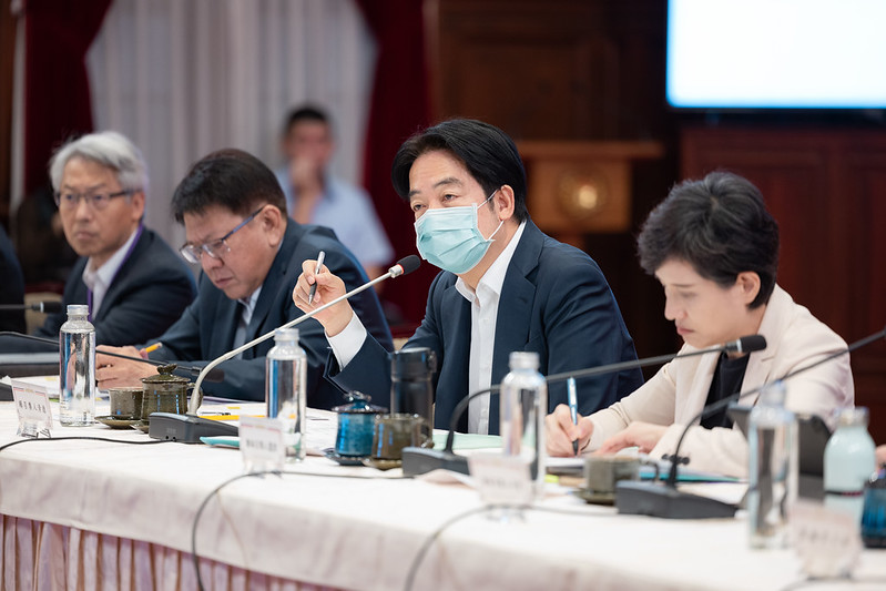賴清德總統今（24）日下午主持「國家氣候變遷對策委員會第2次委員會議」