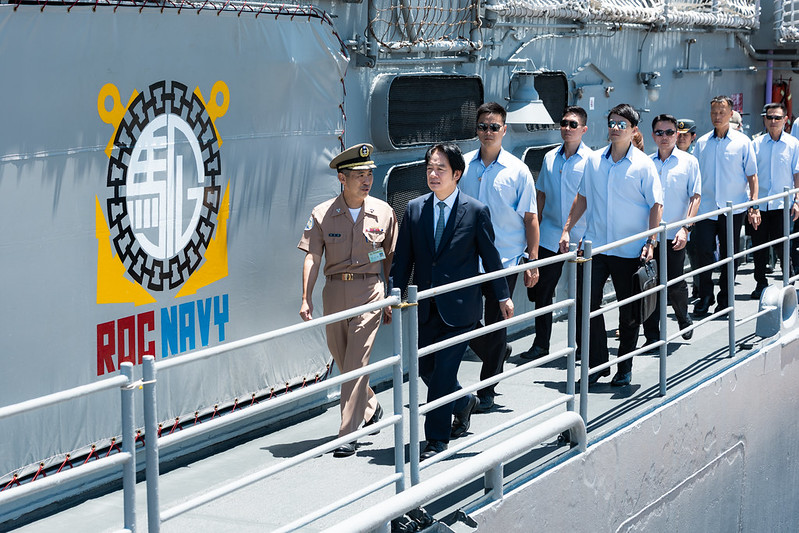 賴清德總統今（22）日上午前往宜蘭勗勉海軍一六八艦隊