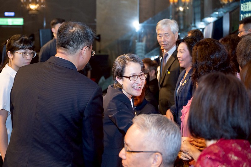 蕭美琴副總統今（23）日晚間出席台北市水電衛生設備同業公會第19屆至第20屆理事長交接典禮