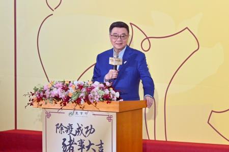 2025年6月7日行政院長卓榮泰出席「除疫成功 豬事大吉」感恩活動