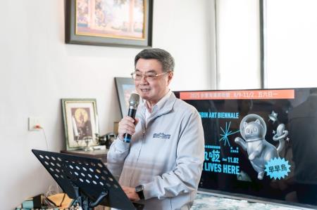 2025年6月20日行政院長卓榮泰參訪星濱山共創工作室