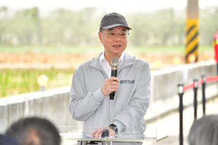 2025年7月5日行政院長卓榮泰視察雲林大埤鄉延潭大排整體治理