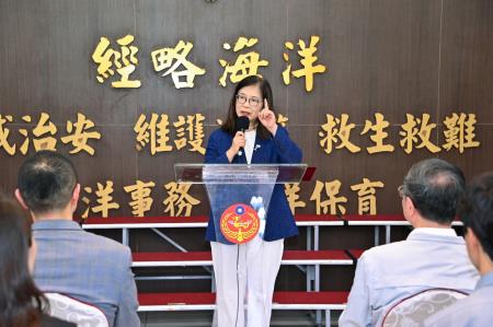 2025年6月20日行政院長卓榮泰視察基隆海巡強化海防安全韌性暨勗勉同仁