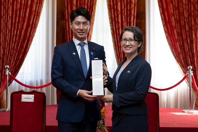 蕭美琴副總統今（18）日上午接見日本自民黨青年局海外研修團