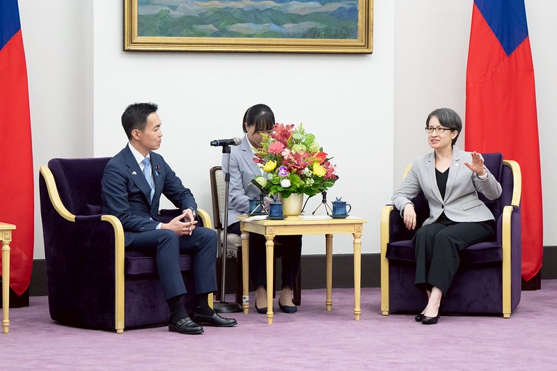 副總統接見「日本自民黨青年局幹部訪臺團」