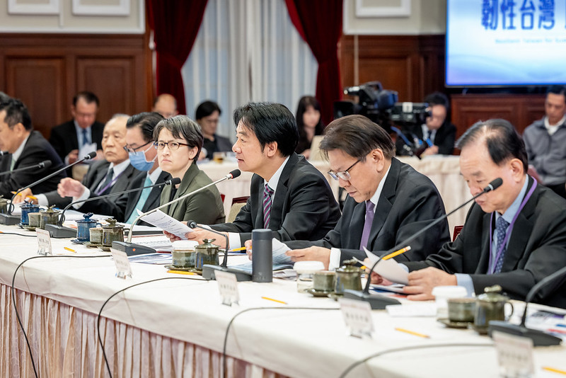 賴清德總統今（23）日下午主持「全社會防衛韌性委員會第6次委員會議」