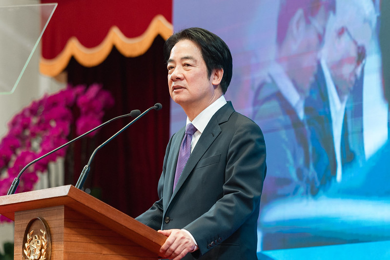 賴清德總統今（3）日上午特別召開「台美經濟繁榮夥伴對話」記者會