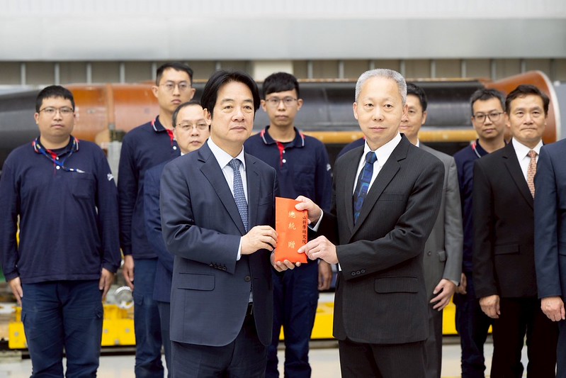 賴清德總統今（27）日下午前往視導「國家中山科學研究院」