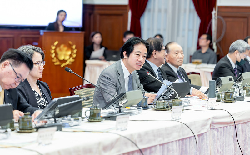賴清德總統今（25）日下午主持「全社會防衛韌性委員會第8次委員會議」