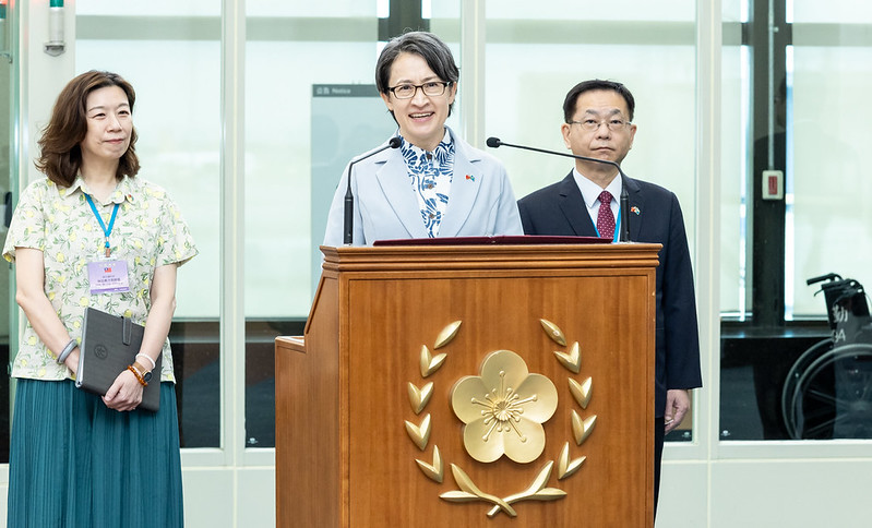 蕭美琴副總統今（6）日午間啟程前往帛琉共和國，展開5天4夜的「帛榮專案」