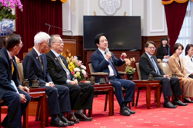 賴清德總統今（9）日上午接見「亞洲台灣客家聯合總會2026參訪團」
